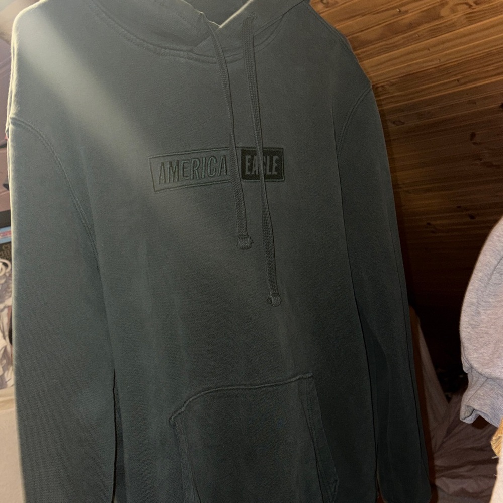 American Eagle Outfitters Forest Green Pullover Hoodie